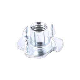 [ZK-27010] TUERCA "T"GALV. 4 PUNTAS 1/4-20X5/16   (Precio x Pza - Caja c/100 pzas)
