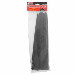 [WL8044] CINTILLA SUJETACABLE 15" NEGRAC/100