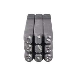 [SP2046] JGO DE NUMEROS 5/16" GOLPE DE ACERO 8mm